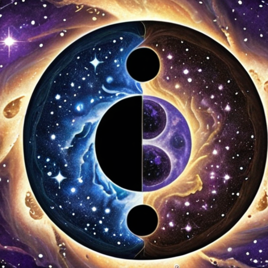 **"A vast, ethereal cosmic canvas depicting the primordial Dao. It is an immense, serene void shimmering with infinite potential, simultaneously empty and full. From its depths, the dynamic interplay of Yin and Yang emerges as swirling, complementary energies, forming the iconic Taijitu symbol at the center, yet abstractly dissolving into the fabric of the cosmos. Subtle streams of 'Qi' energy flow outwards, connecting nascent stars and nebulae, suggesting a living, breathing universe. The art style is mystical, with deep, blending hues of blues, purples, and subtle golds, evoking a sense of ancient wisdom and profound interconnectedness. High resolution, spiritual, cosmic art."**